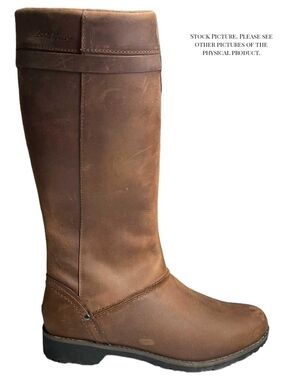 Eddie Bauer Womens Brown Leather Knee-High Riding Boots US 9.5